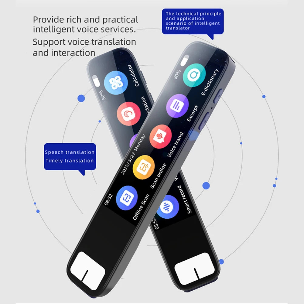 Smart Translator Pen Portable Scan Pen Offers Online Translation In134 Languages & 13 Offline Support For Dyslexia Accessories