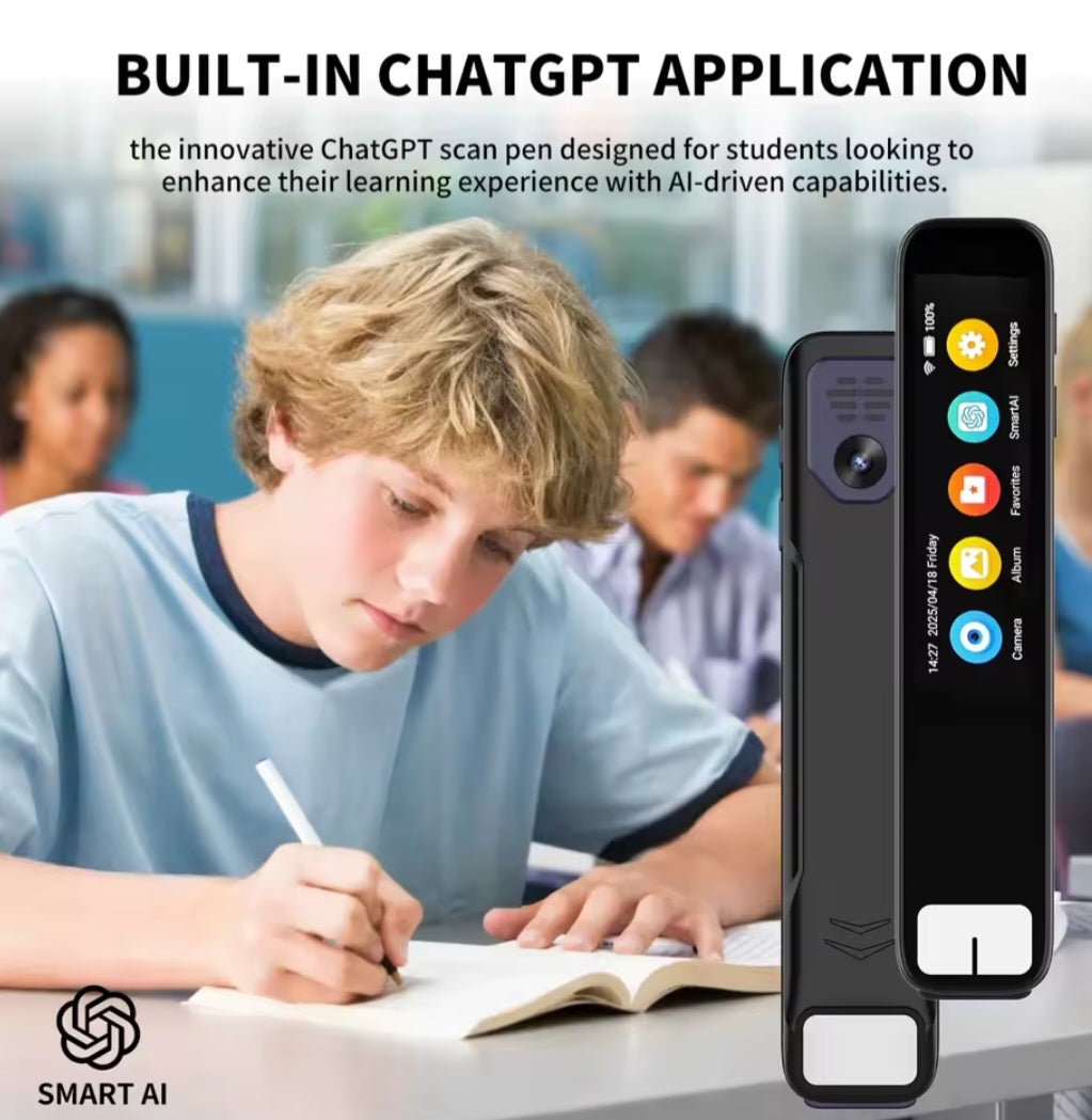 AI Smart Pen with Built-In ChatGPT Integration Scans Questions and Receives Instant AI-Generated Answers